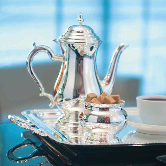 Silver tea service